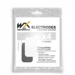 OFFRE 100 électrodes WX rectangulaires fiche 2mm